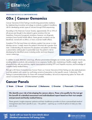 CGx | Cancer Genomics